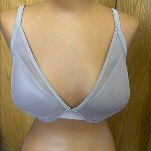ThirdLove Wireless Plunge Bra - Light Gray